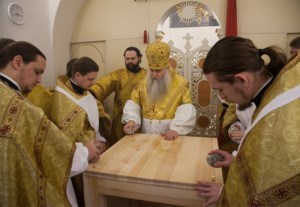 Великое освящение храма во имя святителя Иоанна Златоуста в п. Зональный г.Саратова