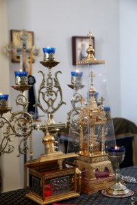 Литургия Преждеосвященных Даров в храме в честь Казанской иконы Божией Матери г.Саратова