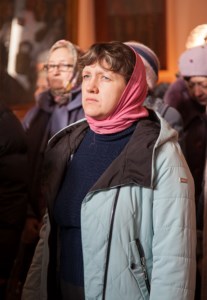 Божественная литургия в храме во имя святого благоверного князя Александра Невского города Ртищева Балашовской епархии
