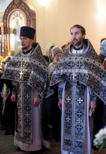Литургия Преждеосвященных Даров в храме во имя святителя Тихона, Епископа Воронежского, Задонского чудотворца г.Саратова