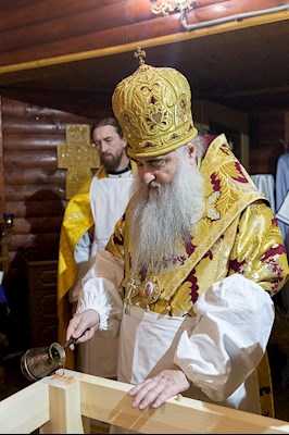 Великое освящение храма Казанской иконы Божией Матери г. Вольска и Божественная литургия в новоосвященном храме