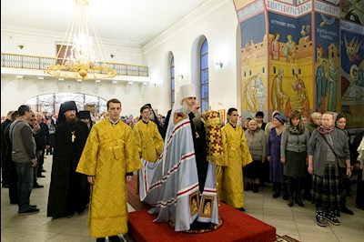Всенощное бдение в Свято-Никольском мужском монастыре г. Саратова