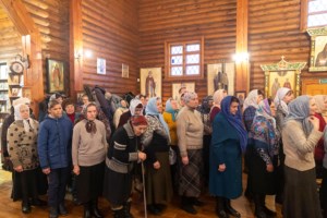 Божественная литургия в храме в честь Сретения Господня г.Саратова