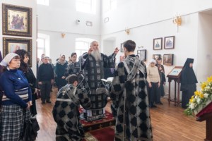 Литургия Преждеосвященных Даров в храме во имя святителя Митрофана Воронежского г. Саратова