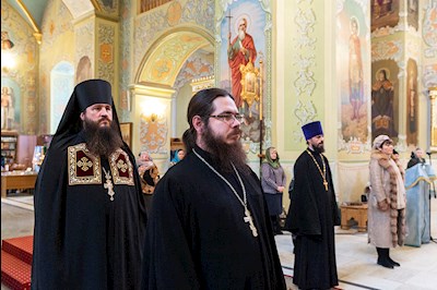 Всенощное бдение в храме Покрова Пресвятой Богородицы г. Саратова