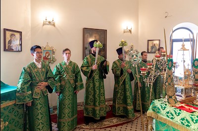 Всенощное бдение в храме преподобного Сергия Радонежского г. Саратова