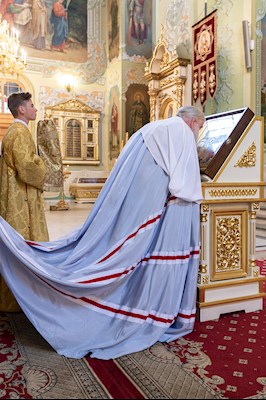 Всенощное бдение в храме Покрова Пресвятой Богородицы г. Саратова
