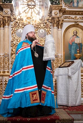 В праздник Крещения Господня митрополит Игнатий совершил Божественную литургию