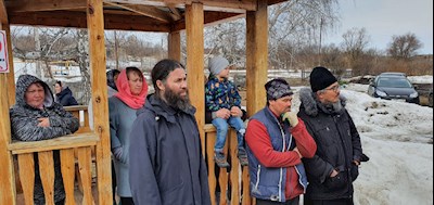 На храм в честь иконы Божией Матери «Всецарица» установлен центральный купол