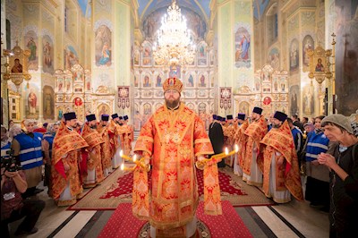 В Саратове встретили мощи святого великомученика Георгия Победоносца