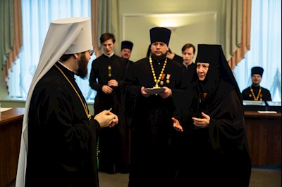 Митрополит Игнатий возглавил ежегодное Епархиальное собрание духовенства Саратовской епархии