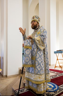 Митрополит Игнатий совершил Божественную литургию в храме святого апостола и евангелиста Иоанна Богослова с. Казанла Базарно-Карабулакского района
