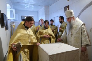 Чин Великого освящения и Божественная литургия в храме святого пророка Илии в селе Липовка Базарно-Карабулакского района