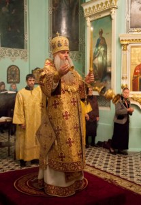 Всенощное бдение в храме в честь Сошествия Святого Духа города Саратова