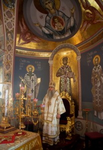 Божественная литургия в Свято-Троицком кафедральном соборе г. Саратова