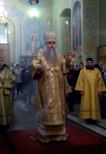 Всенощное бдение в храме в честь Покрова Пресвятой Богородицы г. Саратова