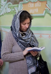 Божественная литургия в храме в честь Покрова Пресвятой Богородицы г. Саратова