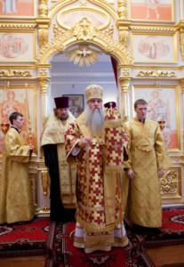 Всенощное бдение в храме в честь Рождества Христова г. Вольска