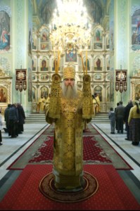 Божественная литургия в храме в честь Покрова Пресвятой Богородицы г. Саратова