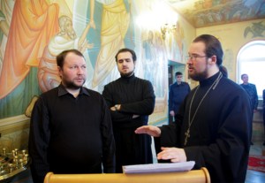 Божественная литургия в тюремном храме во имя святителя и чудотворца Николая при ОТБ №1 г. Саратова