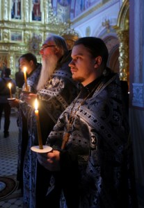 Пассия в Свято-Троицком кафедральном соборе г.Саратова