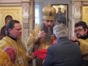 Божественная литургия в храме во имя Святого Пророка Божия Илии г. Саратова