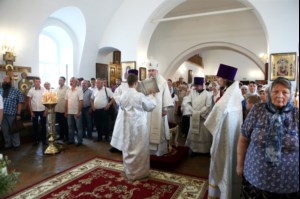 Божественная литургия в Спасо-Преображенском мужском монастыре г. Саратова