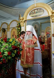 Всенощное бдение в храме святого великомученика и целителя Пантелеимона г. Саратова