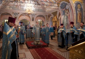 Полиелейная утреня в Свято-Троицком кафедральном соборе г.Саратова