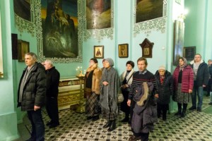 Божественная литургия в храме Сошествия Святого Духа г. Саратова