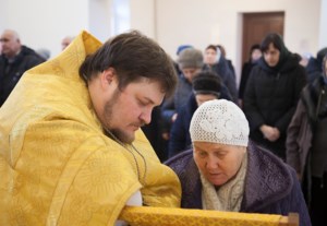 Совершена первая Литургия в новом храме на Увекском кладбище г.Саратова