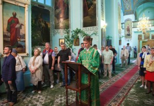 Всенощное бдение в храме Сошествия Святого Духа г. Саратова