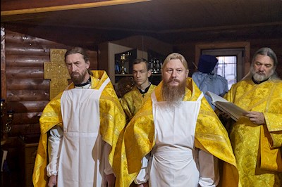 Великое освящение храма Казанской иконы Божией Матери г. Вольска и Божественная литургия в новоосвященном храме
