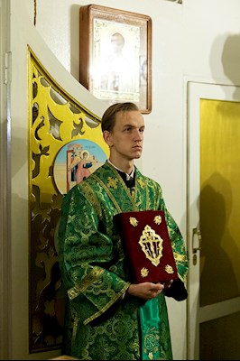 Божественная литургия в Спасо-Преображенском мужском монастыре г. Саратова