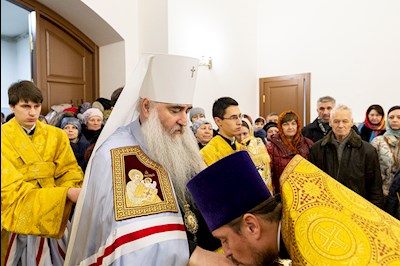 Всенощное бдение в храме святителя Спиридона Тримифунтского г. Саратова