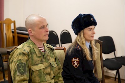 В Свято-Алексиевском монастыре прошла встреча с представителями Росгвардии