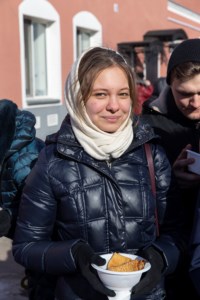 На территории Покровского храма г. Саратова прошел зимний праздник