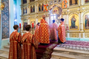 Всенощное бдение в храме Сошествия Святого Духа г. Саратова
