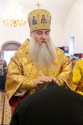 Божественная литургия в храме во имя святителя Николая Японского г. Саратова