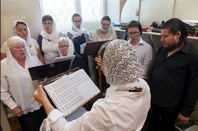 Всенощное бдение в храме Рождества Христова г. Вольска