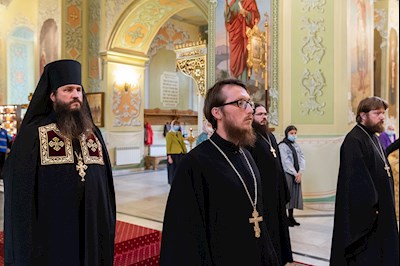 Всенощное бдение в храме Покрова Пресвятой Богородицы г. Саратова