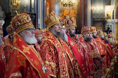 Митрополит Игнатий принял участие в Божественной литургии и торжествах в день тезоименитства Святейшего Патриарха Кирилла