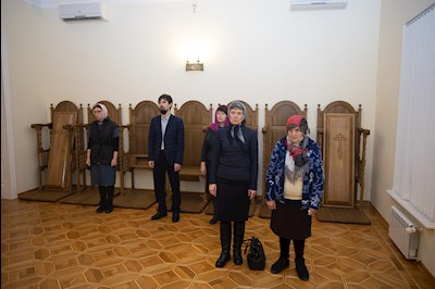 Завершилось пребывание саратовских святителей в крестовом храме епархиального управления