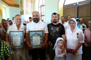 Митрополит Лонгин совершил Великое освящение Вознесенского храма Вознесенско-Пантелеимоновской церкви с. Усть-Курдюм