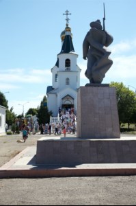 Митрополит Лонгин совершил Великое освящение Вознесенского храма Вознесенско-Пантелеимоновской церкви с. Усть-Курдюм