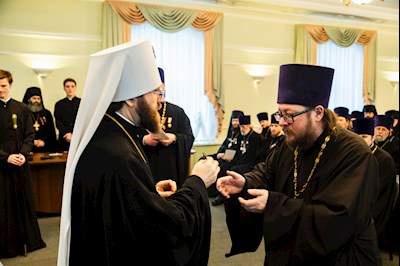 Митрополит Игнатий возглавил ежегодное Епархиальное собрание духовенства Саратовской епархии