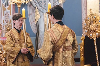 Всенощное бдение в Свято-Троицком кафедральном соборе г. Саратова