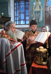 Всенощное бдение в Крестовоздвиженском храме г. Хвалынска
