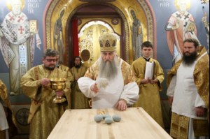 Великое освящение верхнего храма во имя Святой Живоначальной Троицы Свято-Троицкого кафедрального собора города Саратова