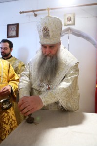 Чин Великого освящения и Божественная литургия в храме святого пророка Илии в селе Липовка Базарно-Карабулакского района